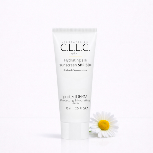 Хидратираща грижа за лице и деликатни зони с висока слънцепредпазна грижа -  Hydrating silk sunscreen SPF 50+ light 75 мл.